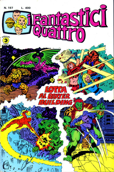 Cover for I Fantastici Quattro (Editoriale Corno, 1971 series) #197