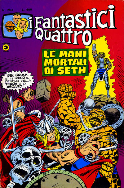 Cover for I Fantastici Quattro (Editoriale Corno, 1971 series) #203