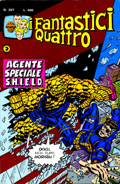 Cover for I Fantastici Quattro (Editoriale Corno, 1971 series) #207
