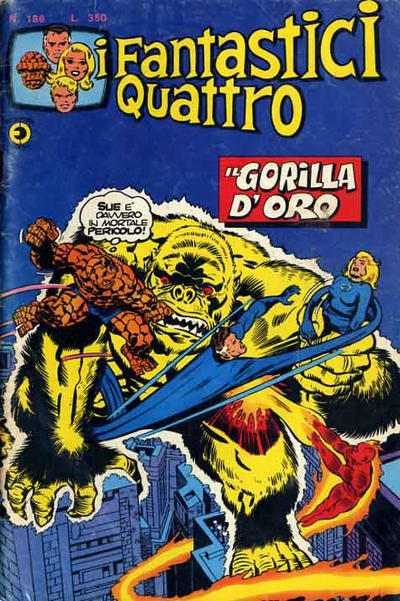 Cover for I Fantastici Quattro (Editoriale Corno, 1971 series) #186