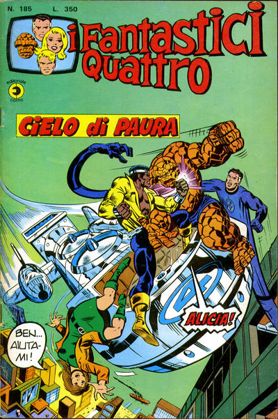 Cover for I Fantastici Quattro (Editoriale Corno, 1971 series) #185