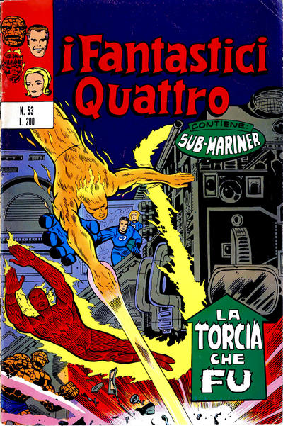 Cover for I Fantastici Quattro (Editoriale Corno, 1971 series) #53
