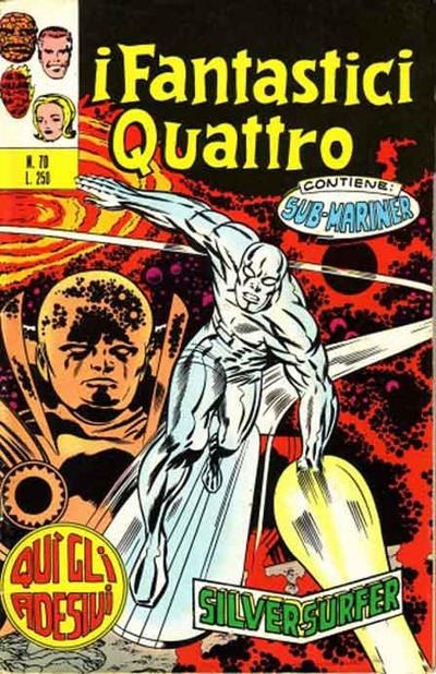 Cover for I Fantastici Quattro (Editoriale Corno, 1971 series) #70