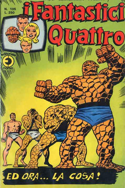 Cover for I Fantastici Quattro (Editoriale Corno, 1971 series) #105