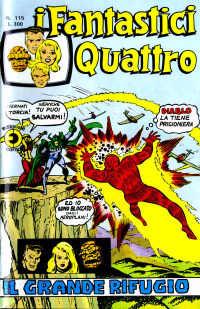 Cover for I Fantastici Quattro (Editoriale Corno, 1971 series) #115