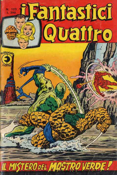 Cover for I Fantastici Quattro (Editoriale Corno, 1971 series) #123