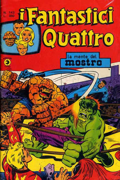 Cover for I Fantastici Quattro (Editoriale Corno, 1971 series) #143