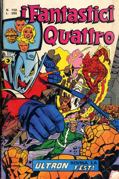 Cover for I Fantastici Quattro (Editoriale Corno, 1971 series) #150