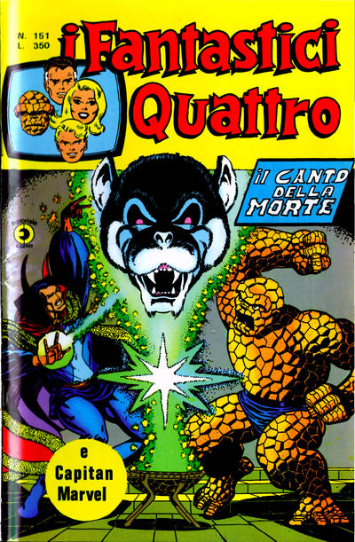 Cover for I Fantastici Quattro (Editoriale Corno, 1971 series) #151