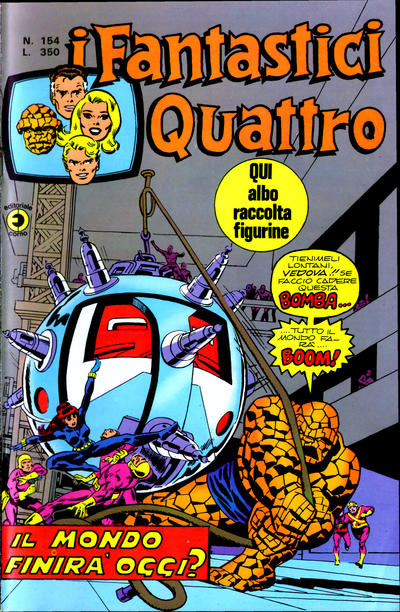 Cover for I Fantastici Quattro (Editoriale Corno, 1971 series) #154