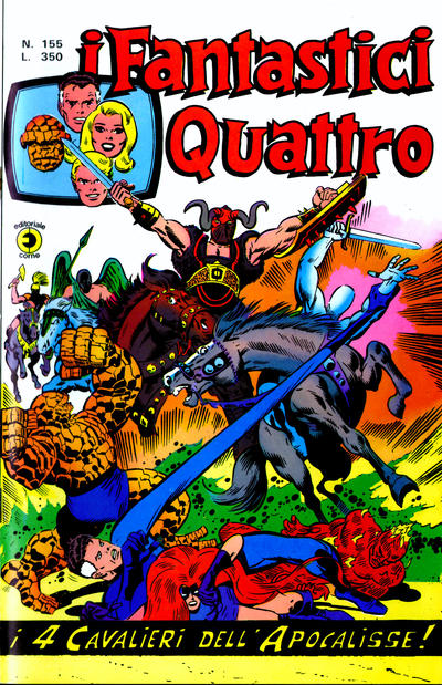 Cover for I Fantastici Quattro (Editoriale Corno, 1971 series) #155