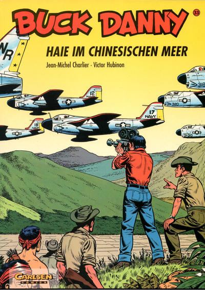 Cover for Buck Danny (Carlsen Comics [DE], 1989 series) #33 - Haie im Chinesischen Meer