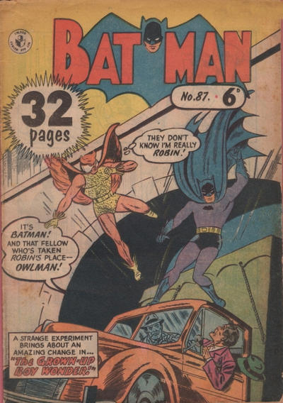 Cover for Batman (K. G. Murray, 1950 series) #87