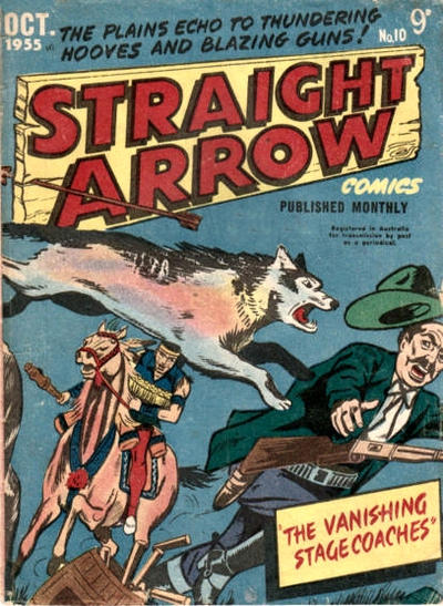 Cover for Straight Arrow Comics (Magazine Management, 1955 series) #10