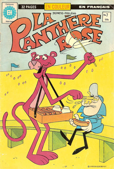 Cover for La Panthère Rose (Editions Héritage, 1978 series) #7
