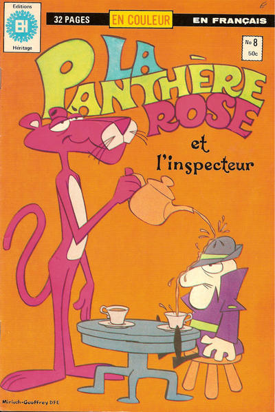 Cover for La Panthère Rose (Editions Héritage, 1978 series) #8