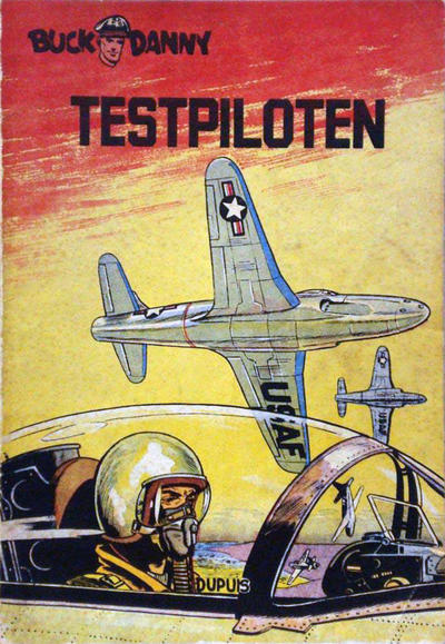 Cover for Buck Danny (Dupuis, 1949 series) #10 - Testpiloten [Eerste druk 1953]