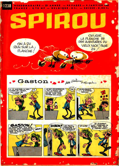 Cover for Spirou (Dupuis, 1947 series) #1238