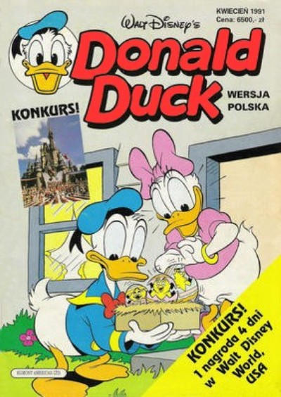 Cover for Donald Duck (Egmont Polska, 1991 series) #4/1991