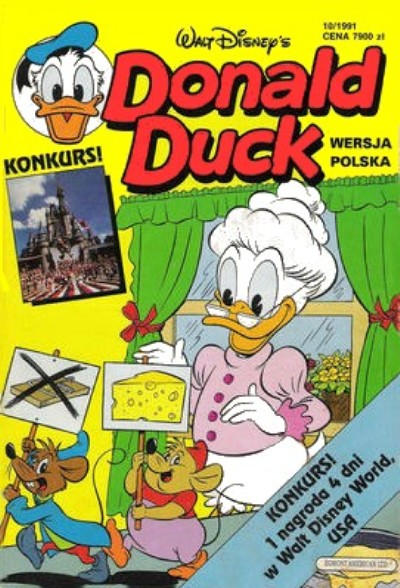 Cover for Donald Duck (Egmont Polska, 1991 series) #10/1991