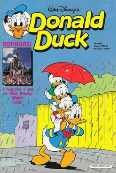Cover for Donald Duck (Egmont Polska, 1991 series) #11/1991