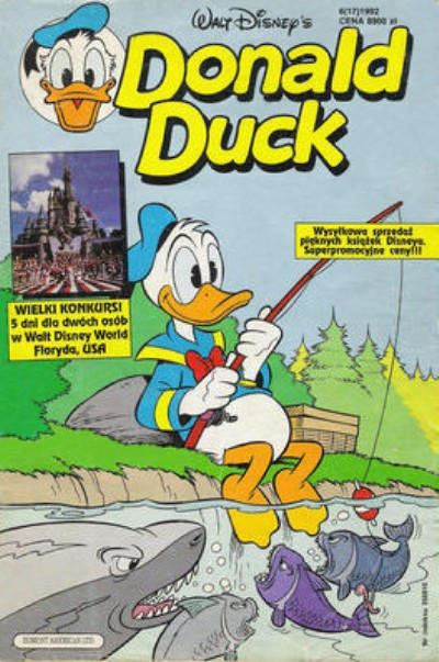 Cover for Donald Duck (Egmont Polska, 1991 series) #6/1992
