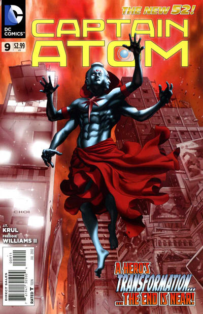 Cover for Captain Atom (DC, 2011 series) #9