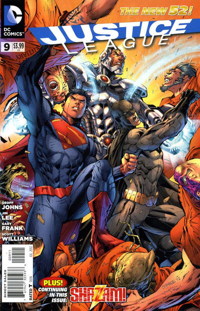 Cover for Justice League (DC, 2011 series) #9 [Direct Sales]