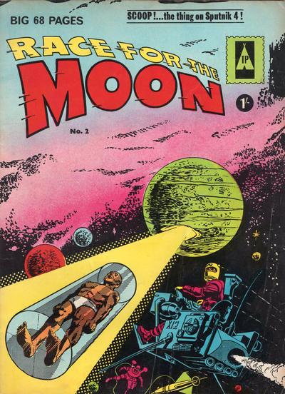 Cover for Race for the Moon (Thorpe & Porter, 1962 ? series) #2
