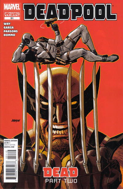Cover for Deadpool (Marvel, 2008 series) #51 [2nd Print Variant]