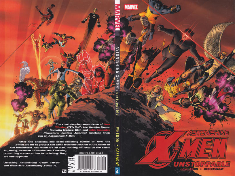 Cover for Astonishing X-Men (Marvel, 2004 series) #4 - Unstoppable