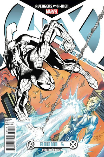 Cover for Avengers vs. X-Men (Marvel, 2012 series) #4 [Team X-Men Variant Cover by Mark Bagley]