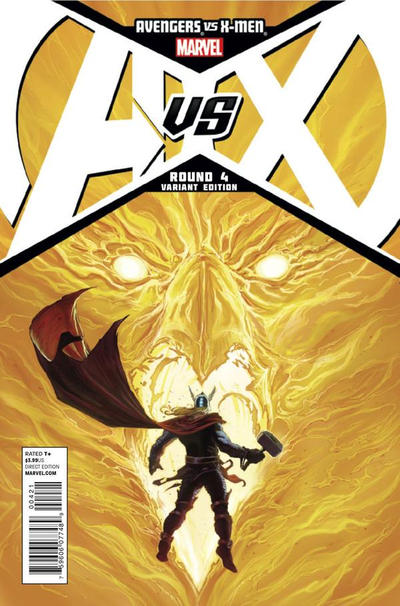 Cover for Avengers vs. X-Men (Marvel, 2012 series) #4 [Variant Cover by Jerome Opeña]