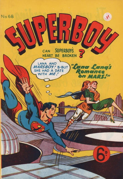 Cover for Superboy (K. G. Murray, 1949 series) #68 [Price difference]