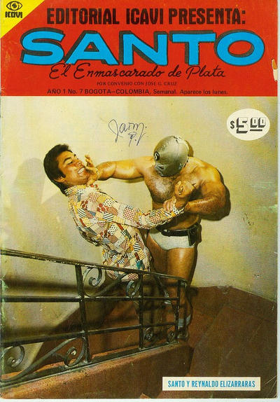 Cover for Santo El Enmascarado de Plata (Editorial Icavi, Ltda., 1976 series) #7