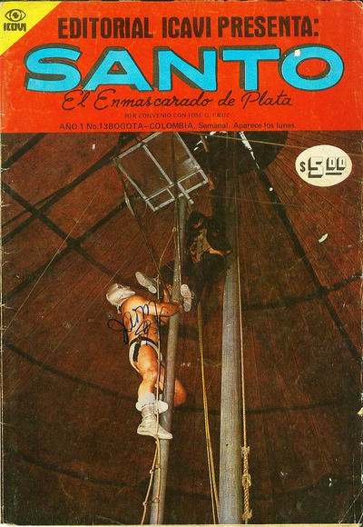 Cover for Santo El Enmascarado de Plata (Editorial Icavi, Ltda., 1976 series) #13