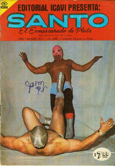 Cover for Santo El Enmascarado de Plata (Editorial Icavi, Ltda., 1976 series) #18