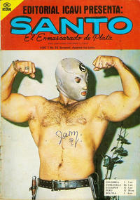 Cover Thumbnail for Santo El Enmascarado de Plata (Editorial Icavi, Ltda., 1976 series) #26