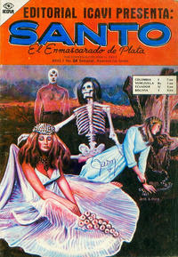 Cover Thumbnail for Santo El Enmascarado de Plata (Editorial Icavi, Ltda., 1976 series) #54