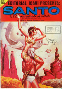 Cover Thumbnail for Santo El Enmascarado de Plata (Editorial Icavi, Ltda., 1976 series) #89