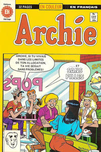 Cover Thumbnail for Archie (Editions Héritage, 1971 series) #122