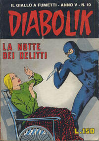 Cover Thumbnail for Diabolik (Astorina, 1962 series) #v5#10 [60] - La notte dei delitti