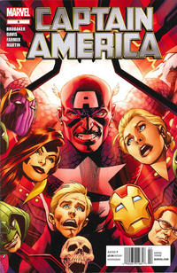 Cover for Captain America (Marvel, 2011 series) #6 [Newsstand]
