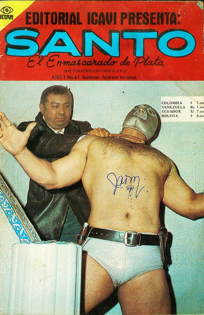 Cover for Santo El Enmascarado de Plata (Editorial Icavi, Ltda., 1976 series) #51