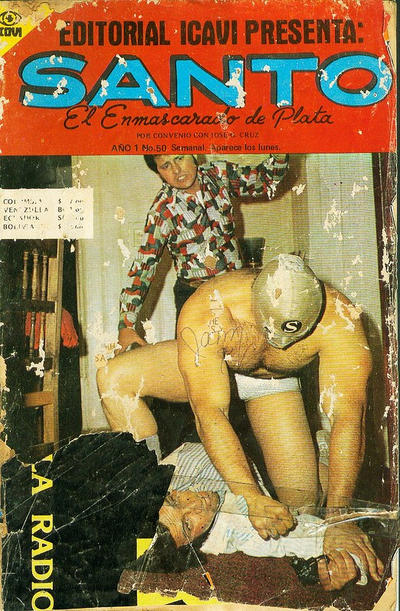 Cover for Santo El Enmascarado de Plata (Editorial Icavi, Ltda., 1976 series) #50