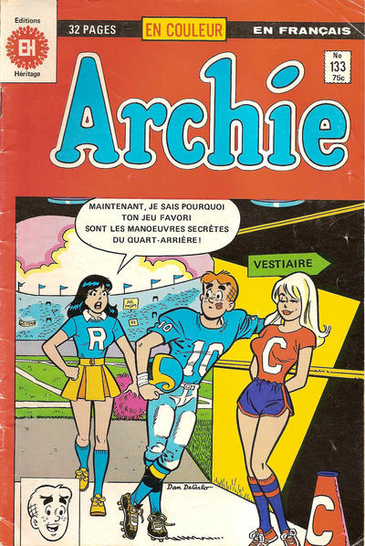 Cover for Archie (Editions Héritage, 1971 series) #133