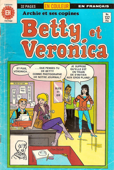 Cover for Betty et Véronica (Editions Héritage, 1971 series) #132