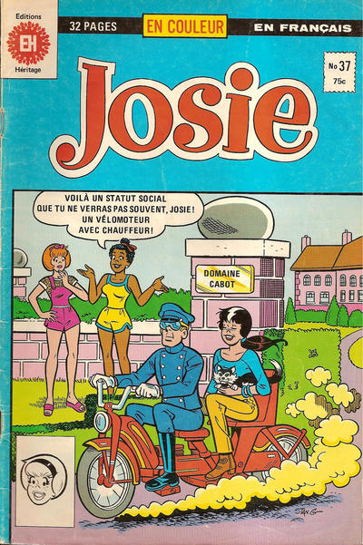 Cover for Josie (Editions Héritage, 1974 series) #37