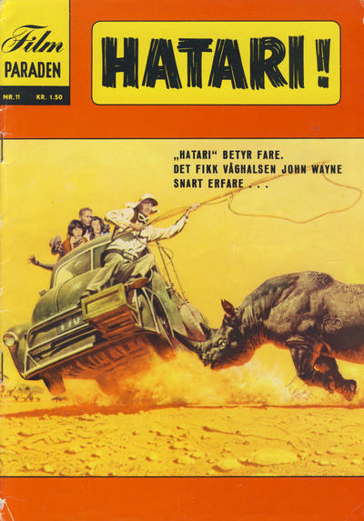 Cover for Filmparaden (Illustrerte Klassikere / Williams Forlag, 1962 series) #11