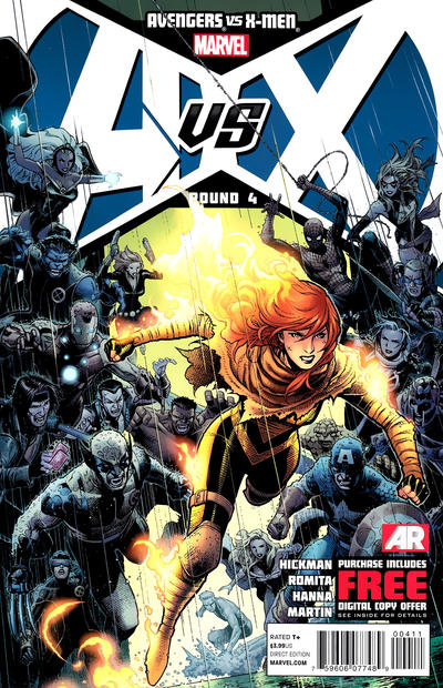 Cover for Avengers vs. X-Men (Marvel, 2012 series) #4